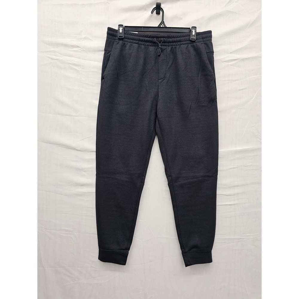 Member's Mark Mens Active Joggers Black Polyester Blend Athletic Size Large